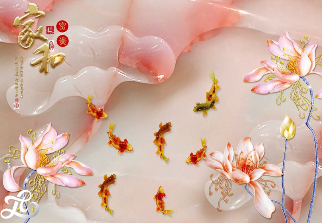 TRANH DÁN TƯỜNG GIẢ NGỌC