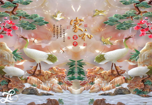 TRANH DÁN TƯỜNG GIẢ NGỌC
