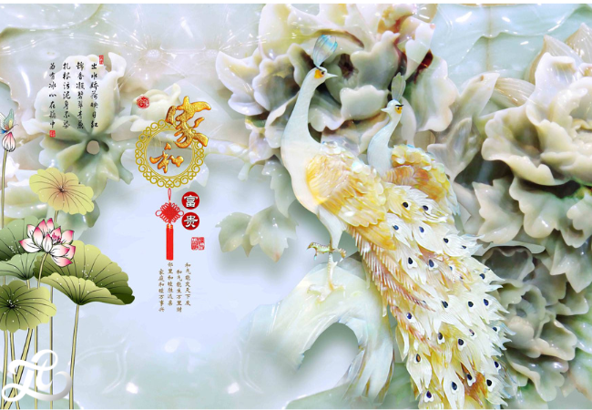 TRANH DÁN TƯỜNG GIẢ NGỌC
